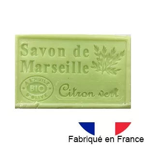 Savon de Marseille à l'huile d'olive BIO - parfum Citron Vert