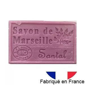 Savon de Marseille à l'huile d'olive BIO - parfum Santal