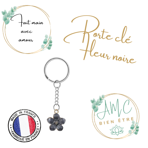 Porte clé fleurs