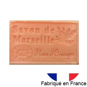 Savon de Marseille à l'huile d'olive BIO - parfum Fleur d'Oranger