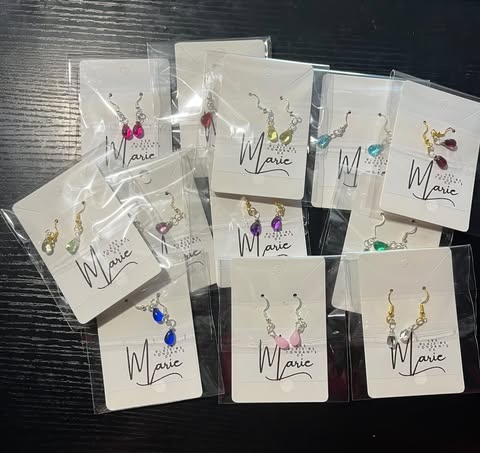 Boucles d'oreilles gouttes