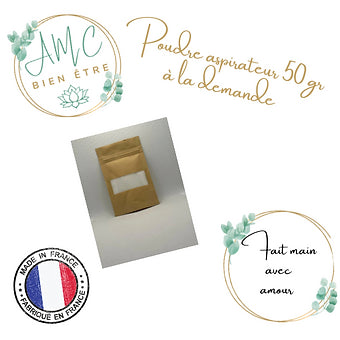 Poudre aspirateur 50 gr  à la demande