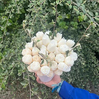 Cadeaux invités bouquet de fleurs
