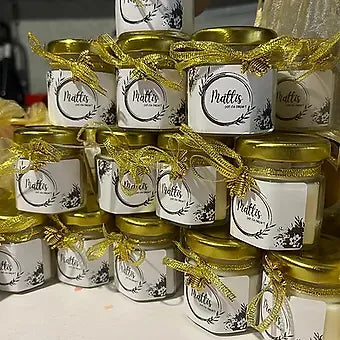 Cadeaux invités petit pot bougie
