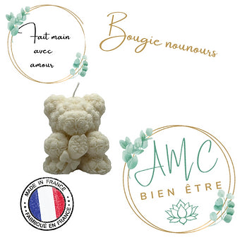 Bougie nounours à la demande