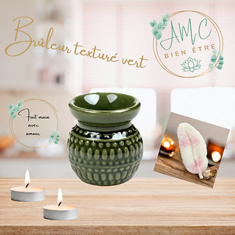 Brûleur texturé vert