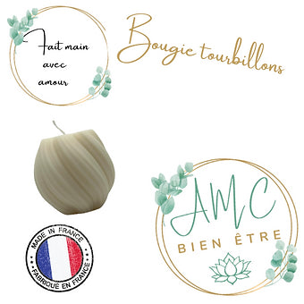 Bougie tourbillons à la demande