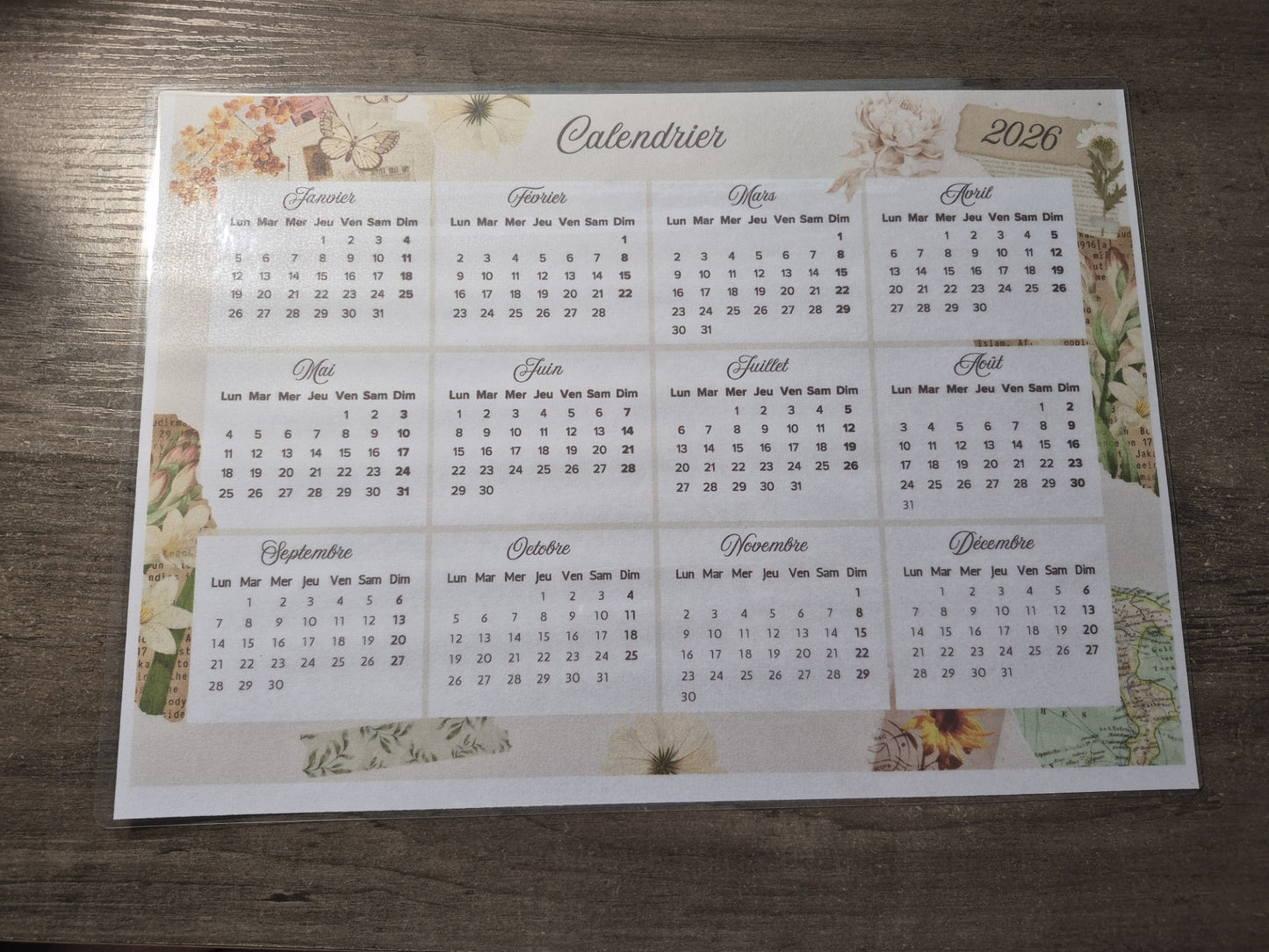 Calendrier Annuel