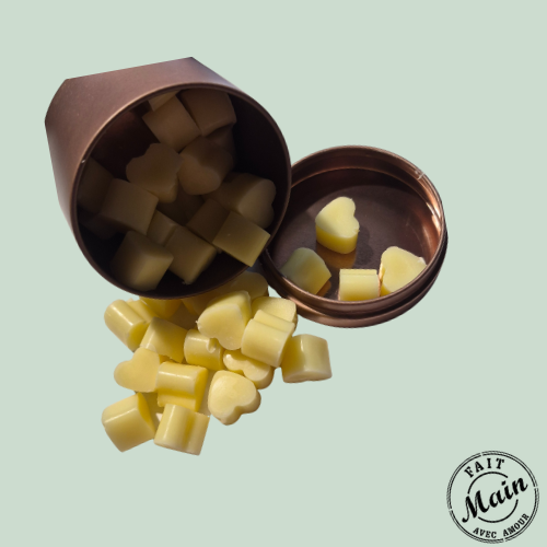 Boite 40 petits coeurs bubble gum