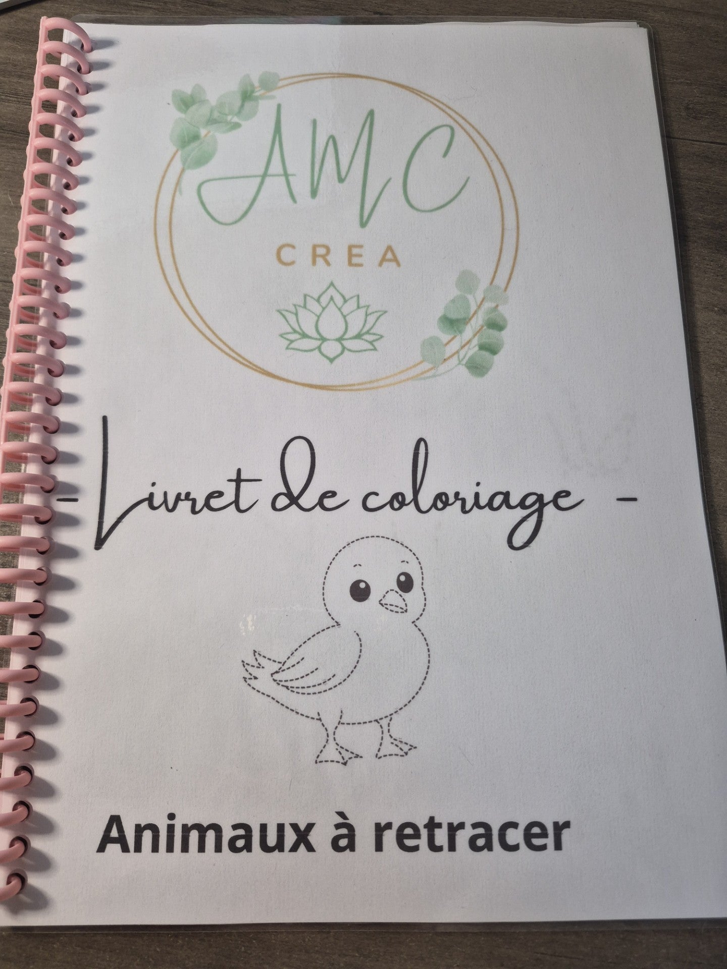 Livret de coloriage Animaux à retracer