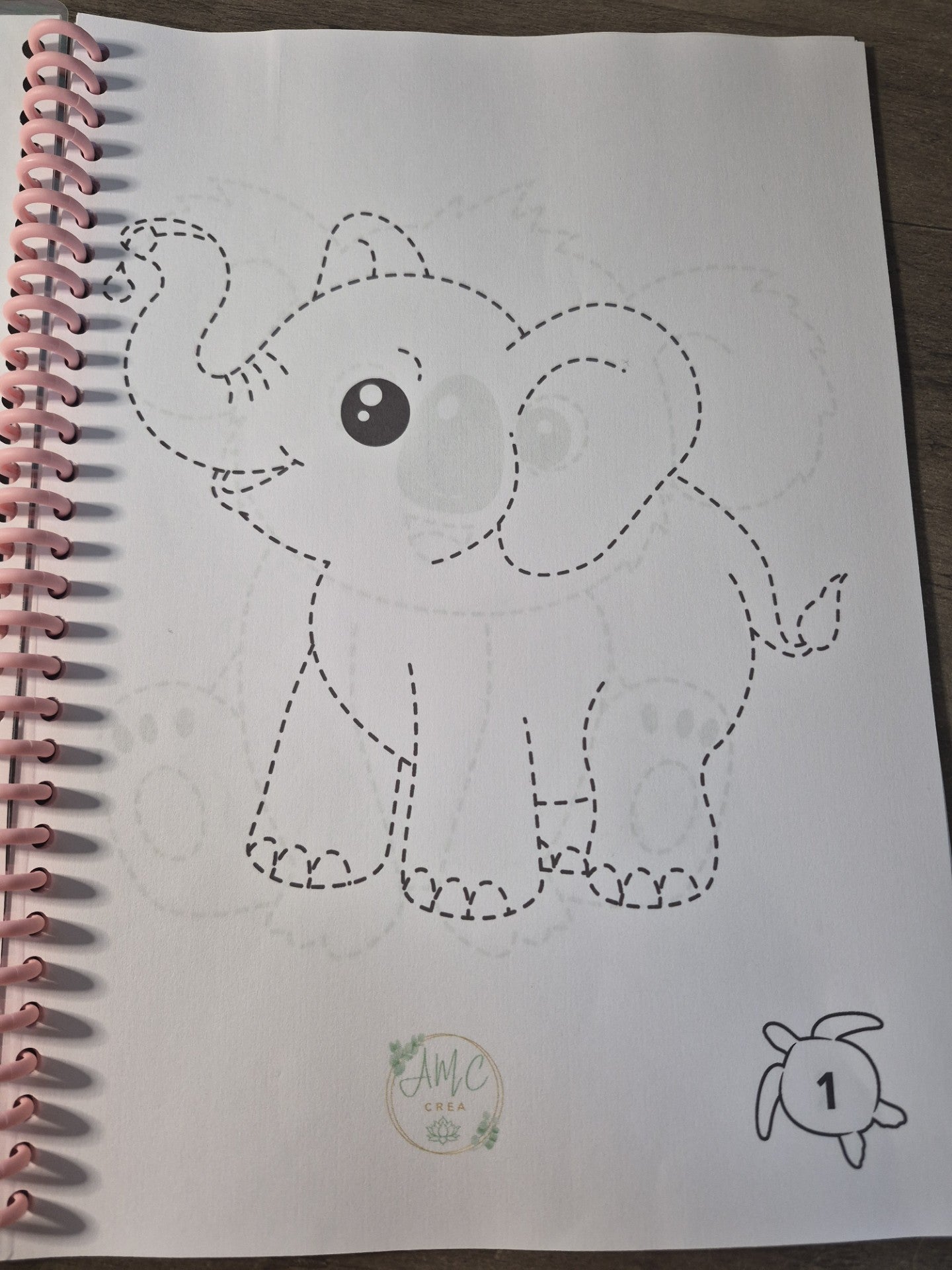 Livret de coloriage Animaux à retracer