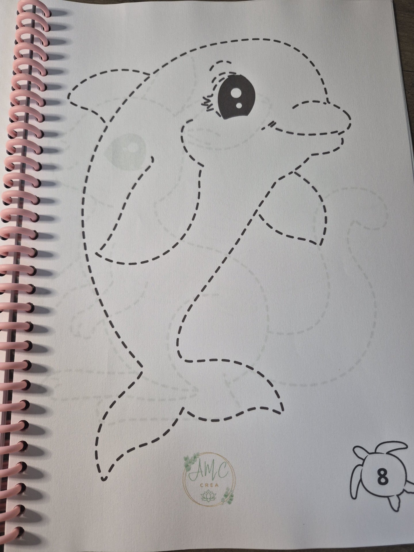 Livret de coloriage Animaux à retracer