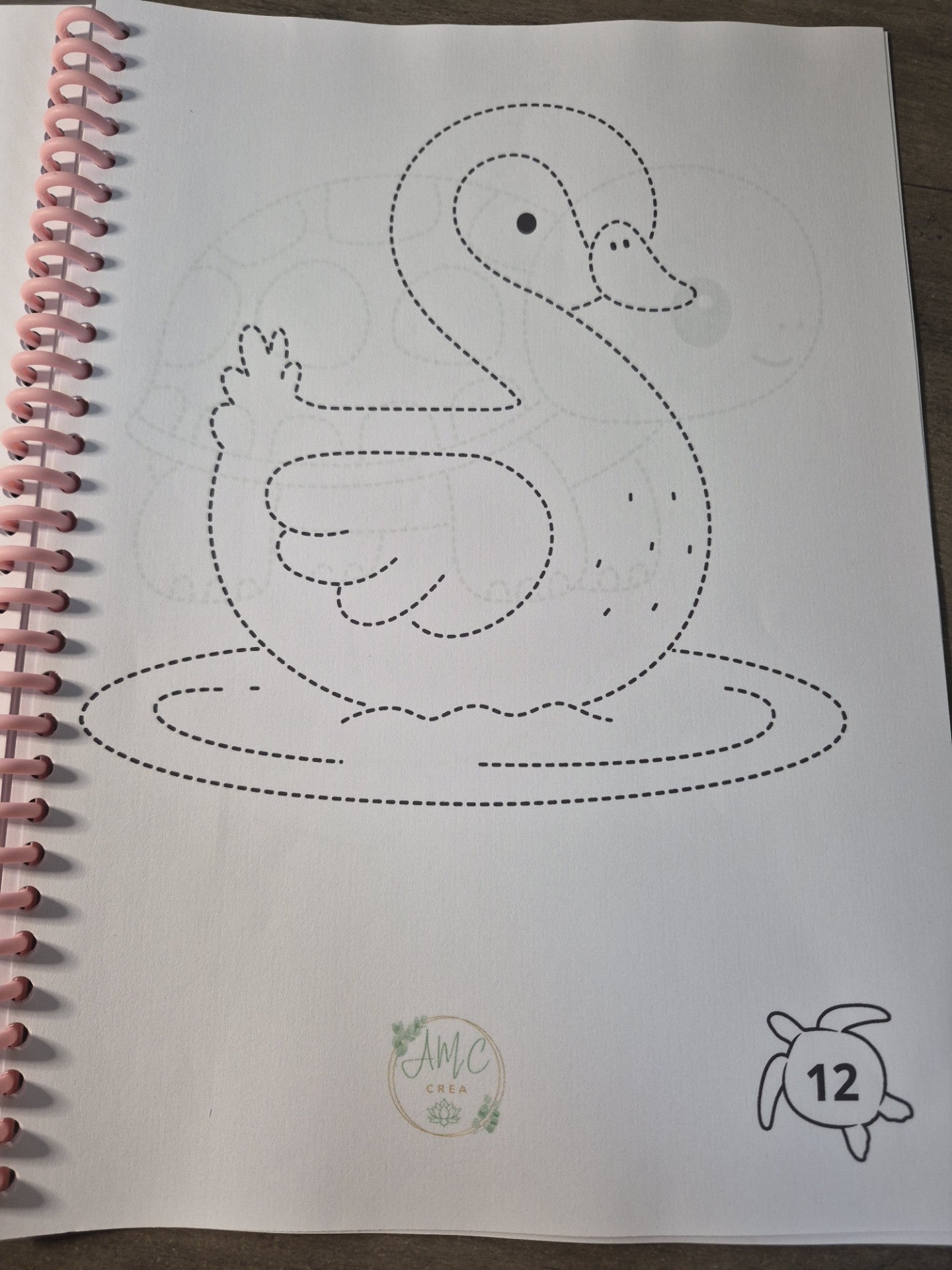 Livret de coloriage Animaux à retracer