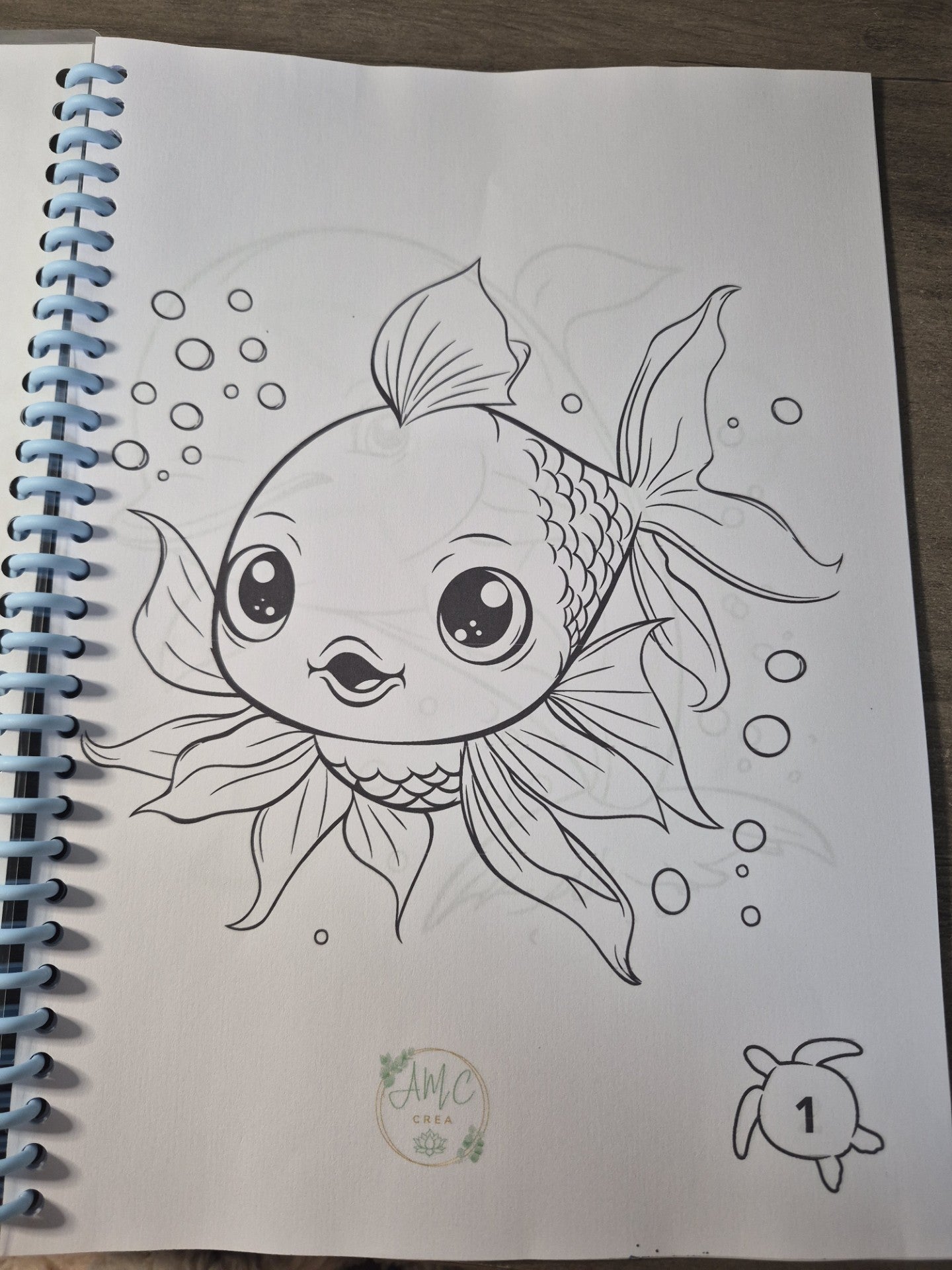 Livret de coloriage Dans la mer