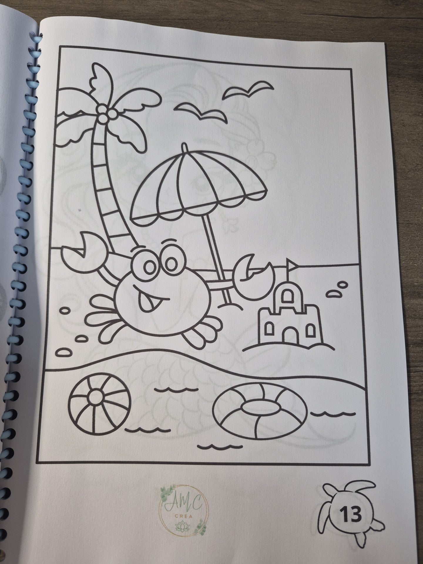 Livret de coloriage Dans la mer