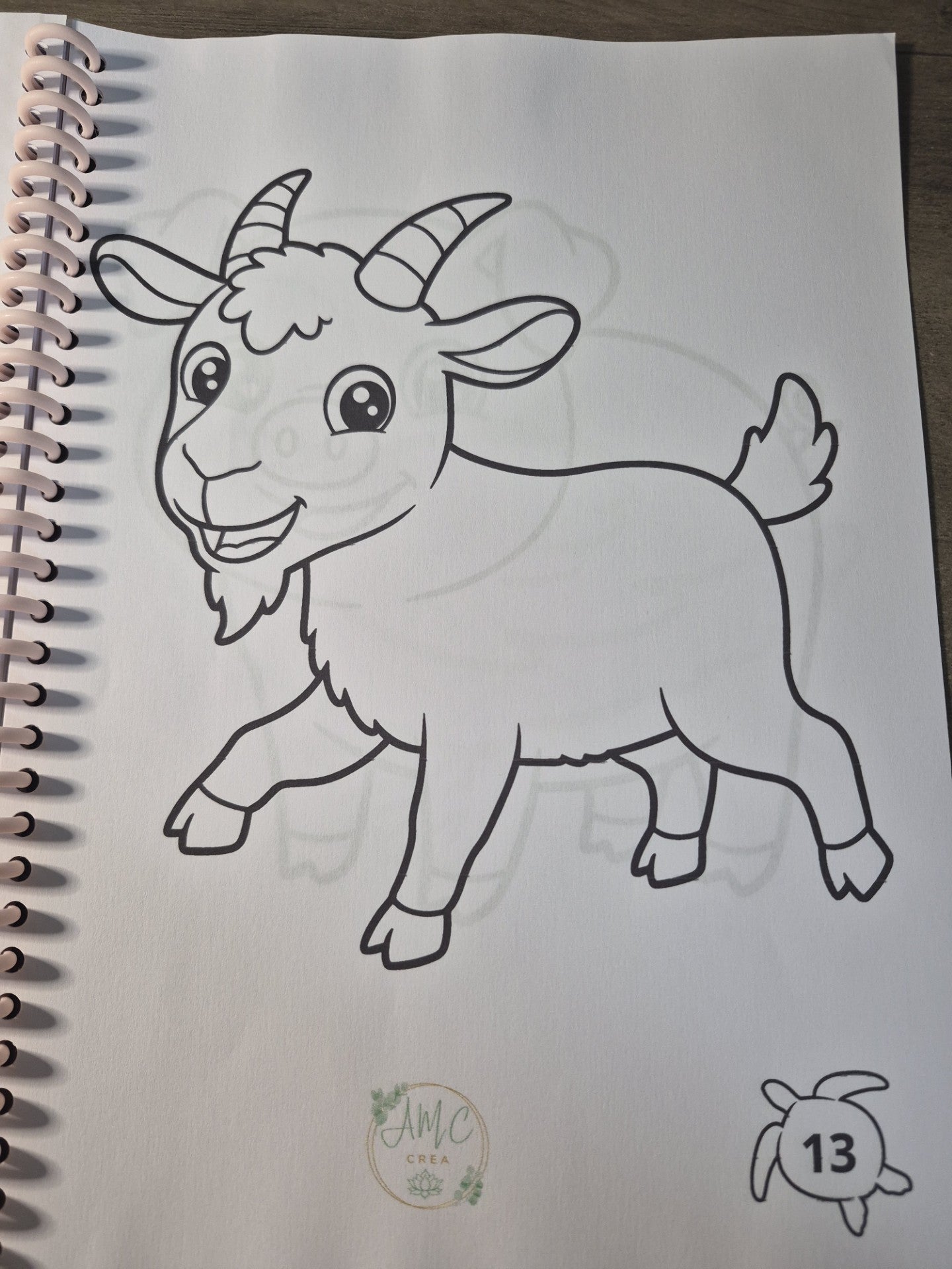 Livret de coloriage Animaux de la ferme