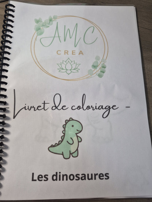 Livret de coloriage Les dinosaures