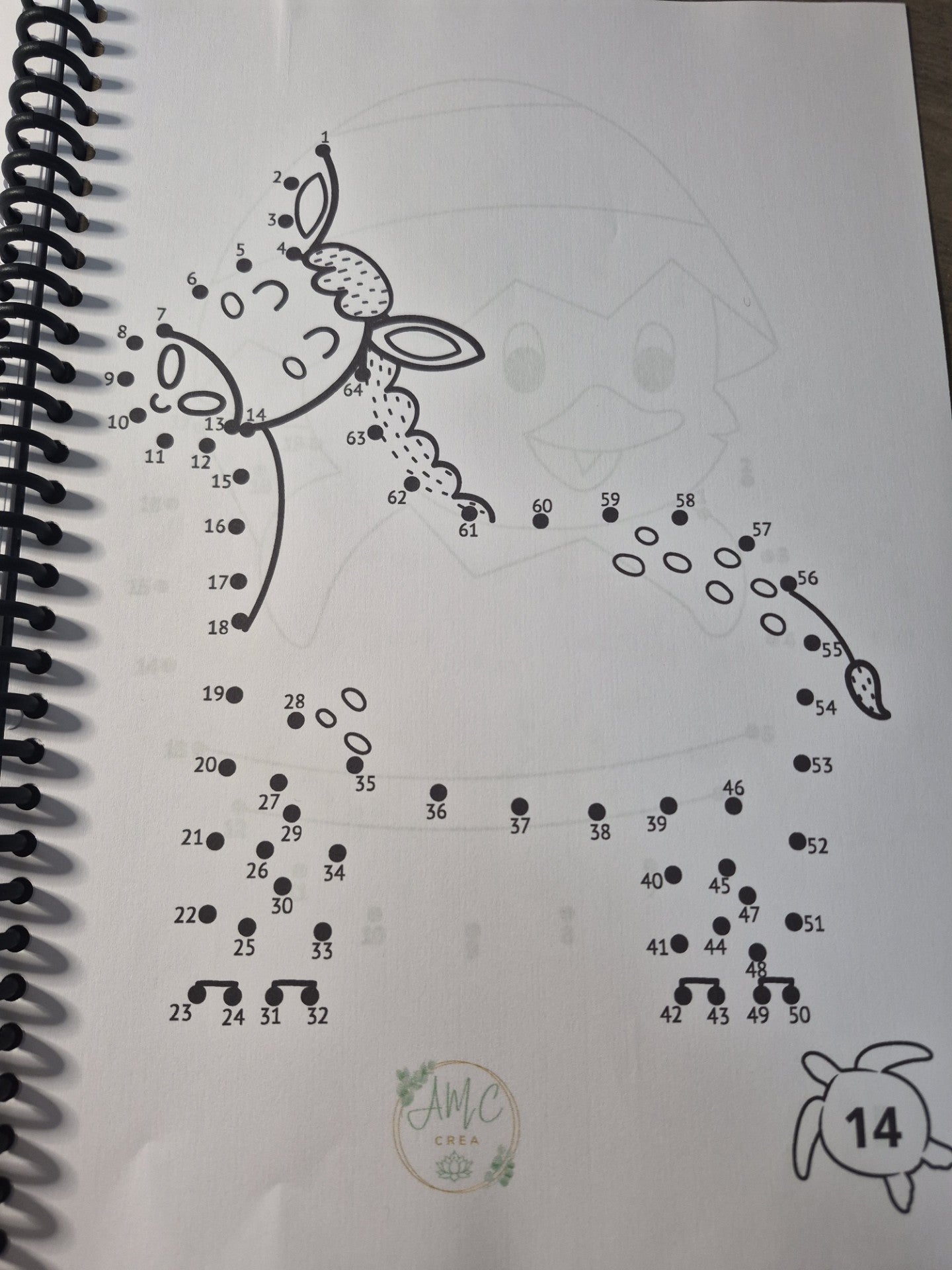 Livret de coloriage Les animaux à relier