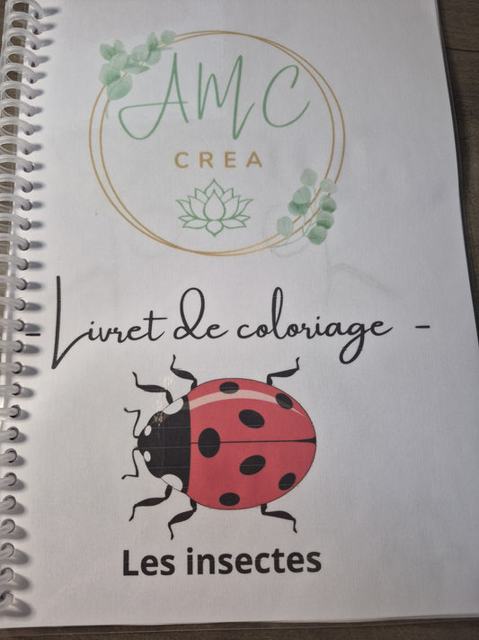 Livret de coloriage Les insectes