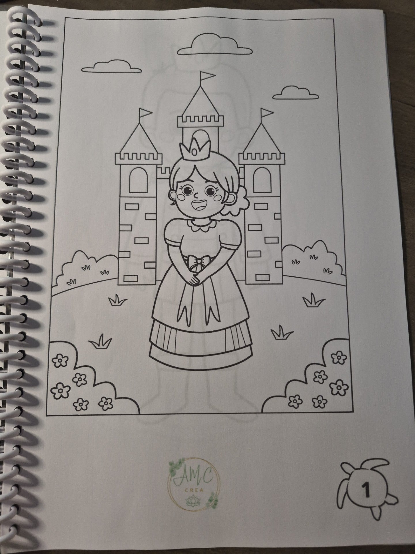 Livret de coloriage Les princes et princesses