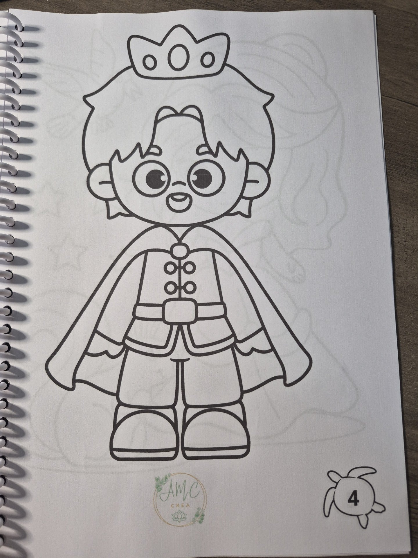 Livret de coloriage Les princes et princesses