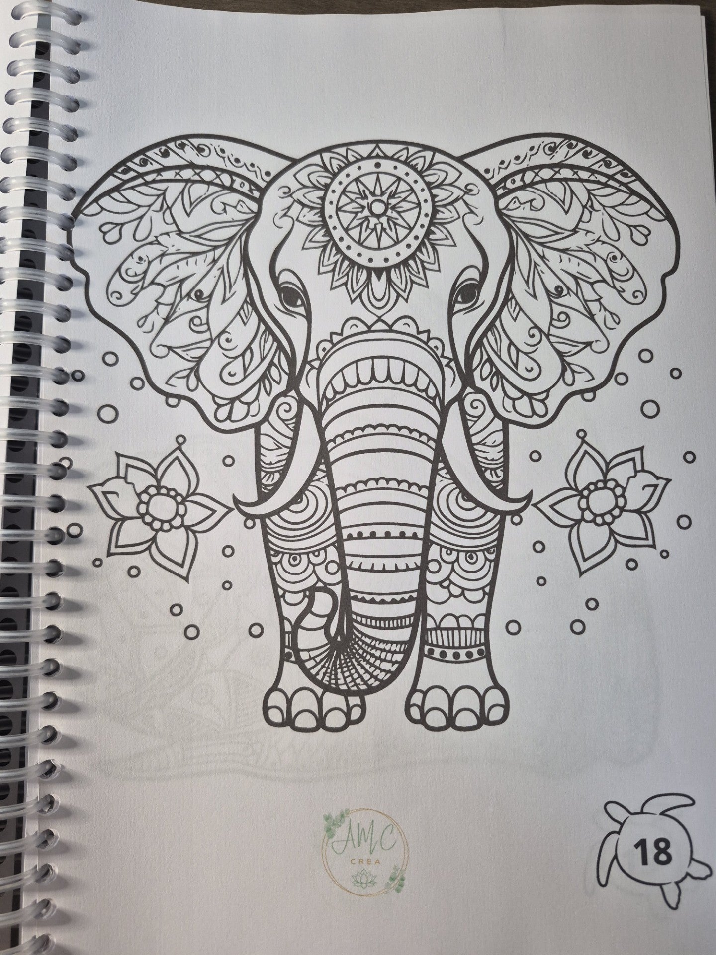 Livret de coloriage Animaux et mandalas pour adultes