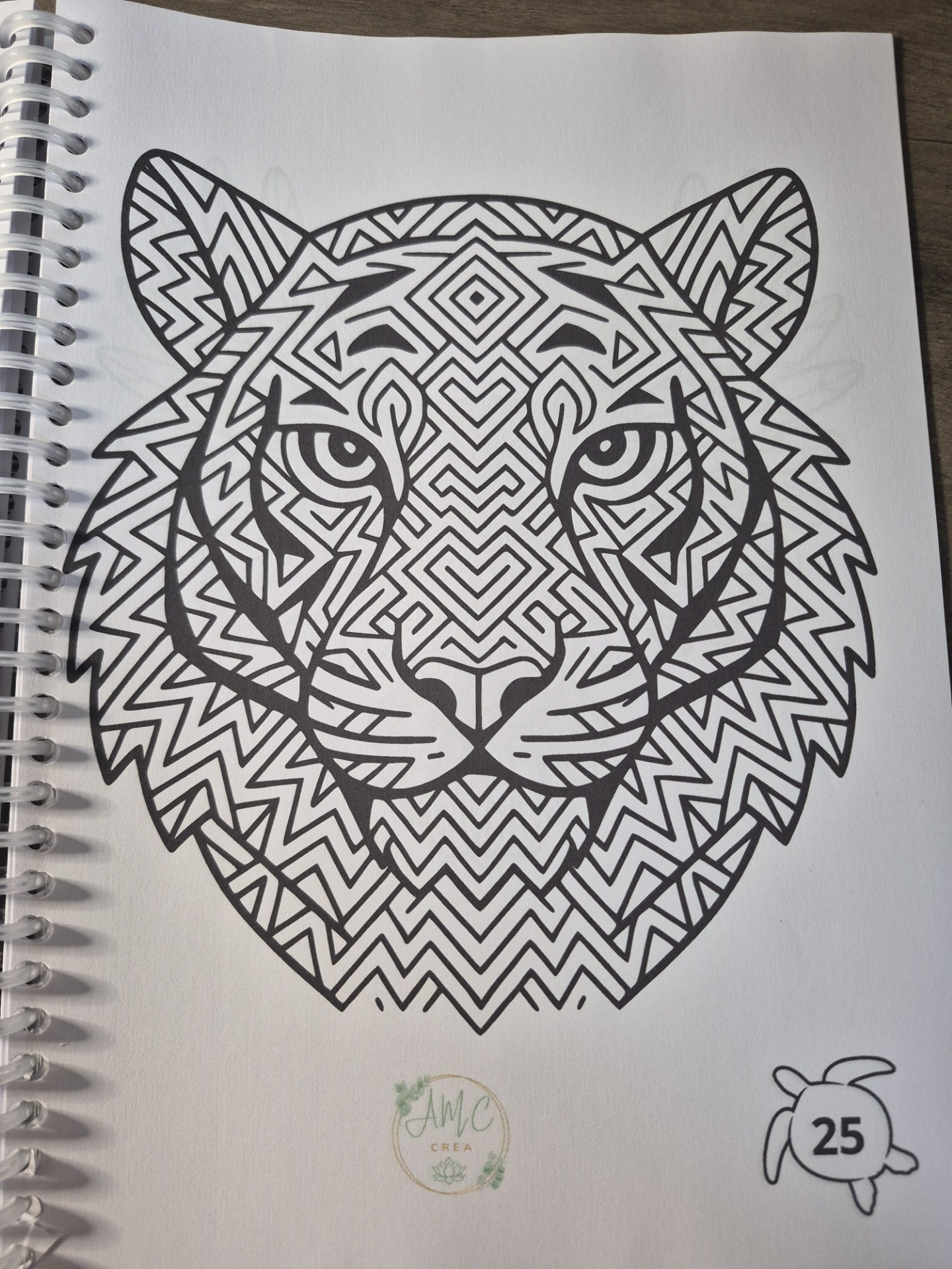 Livret de coloriage Animaux et mandalas pour adultes