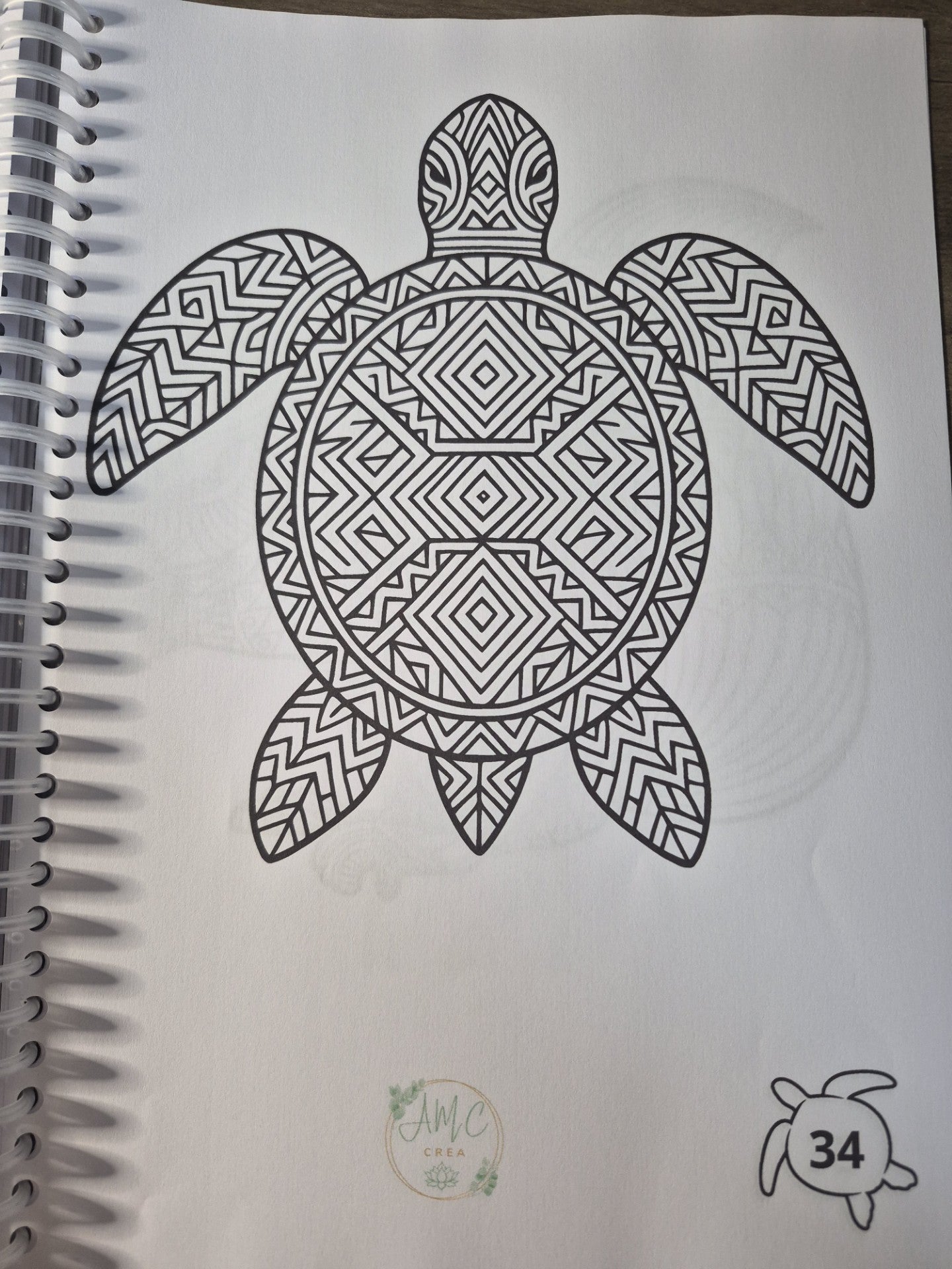 Livret de coloriage Animaux et mandalas pour adultes