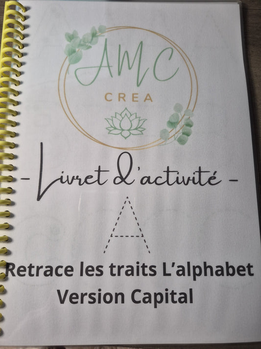 Livret d'activité Retrace les traits L'alphabet