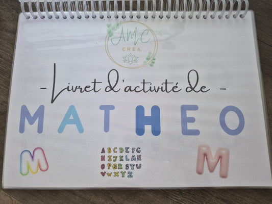 Livret d'activité Mon prénom