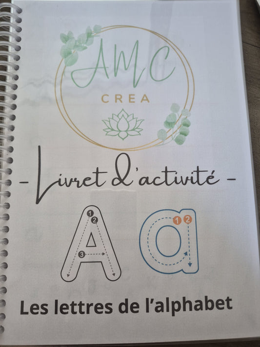 Livret d'activité J'apprends à écrire les lettres de l'alphabet
