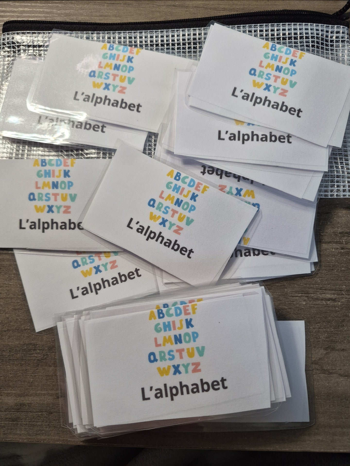 Jeux de memory l'alphabet