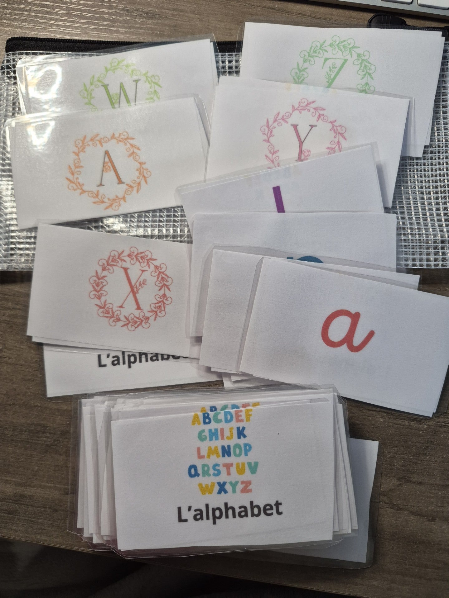 Jeux de memory l'alphabet