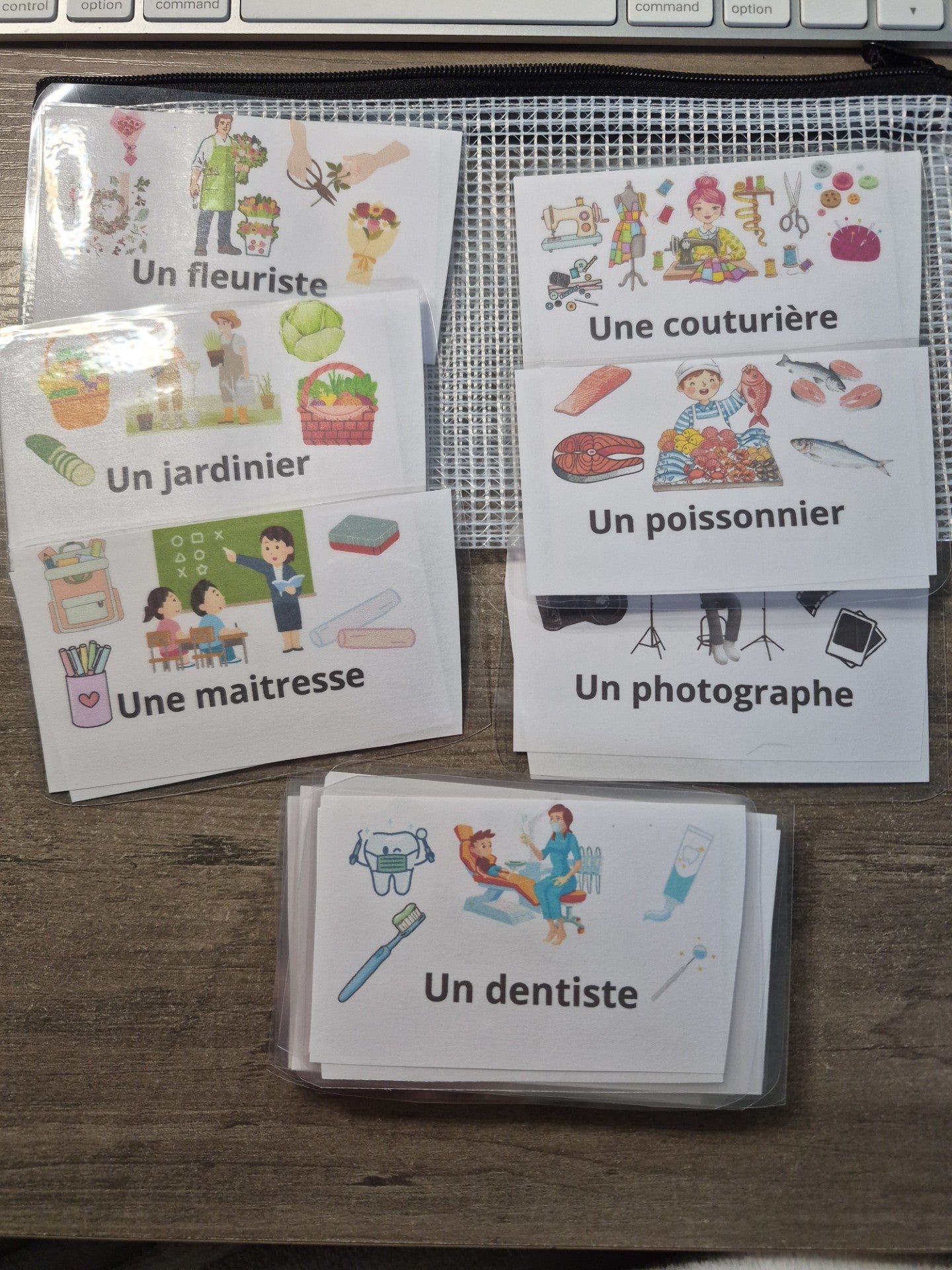 Jeux de memory Les métiers